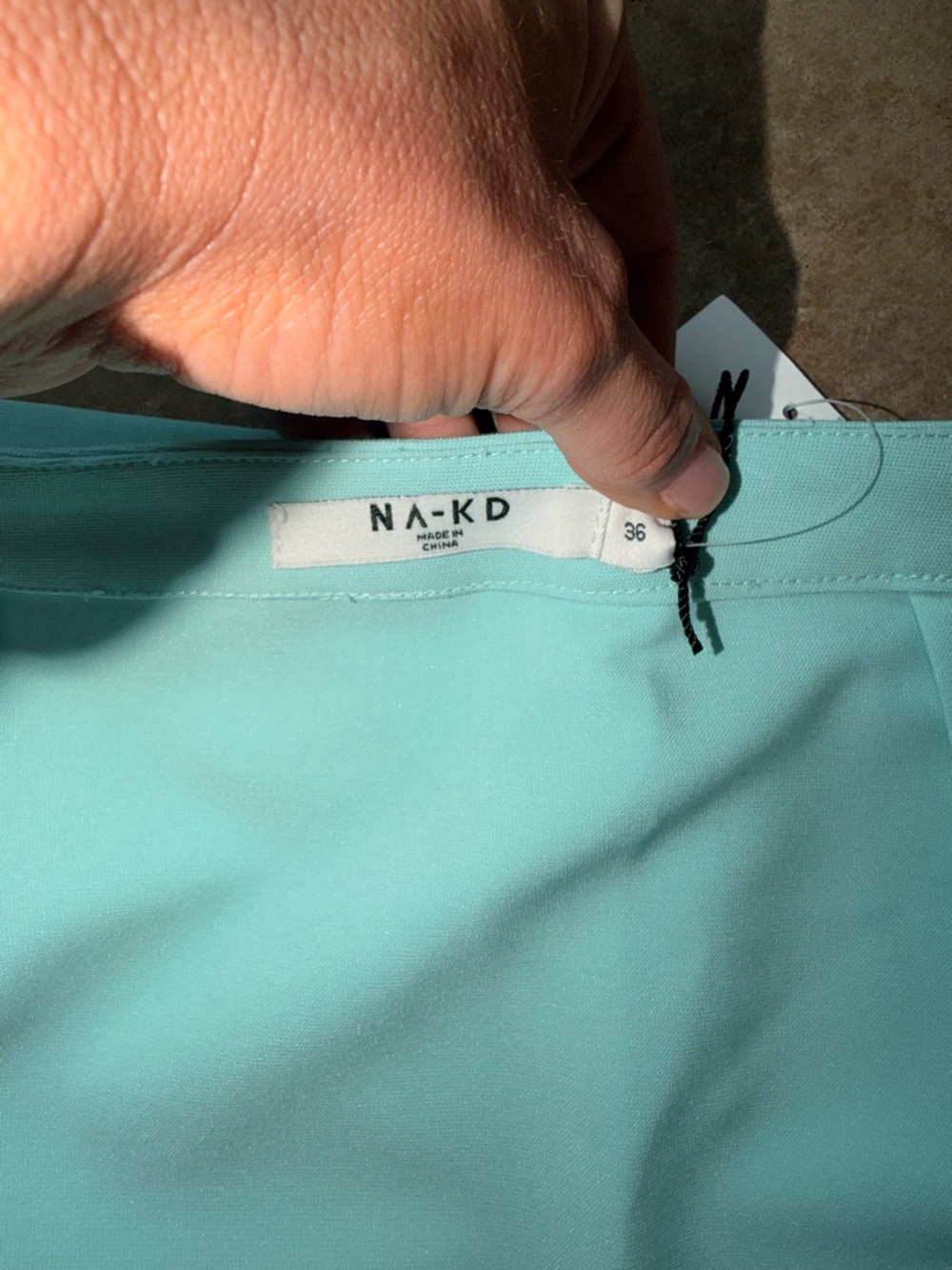 NA-KD - Blue Mini Skirt - Size 8 - Picture 3 of 9